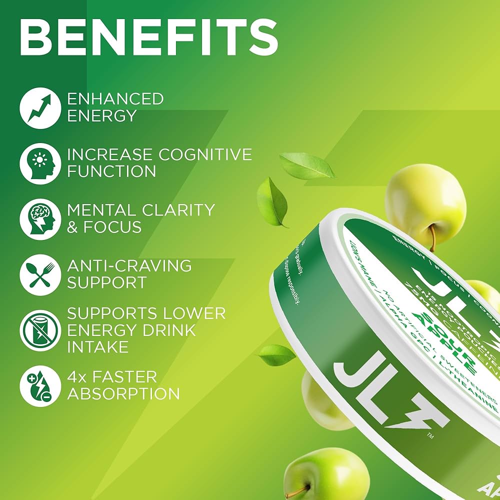 Amazon.com: JLT 75 mg Caffeine Nootropic Pouches | Nootropic